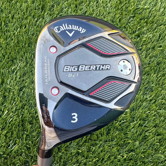 LH Callaway Big Bertha B21 3 Wood / Regular